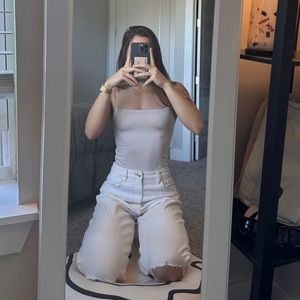 Abercrombie & Fitch satin bodysuit